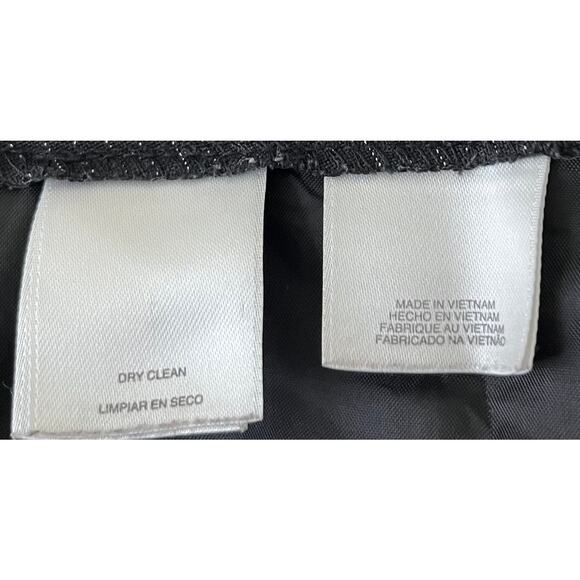 LE SUIT HIGH RISE, WIDE LEG, DRESS PANTS, WOMENS, 14, BLACK/GREY THIN PINSTRIPES - Picture 10 of 10